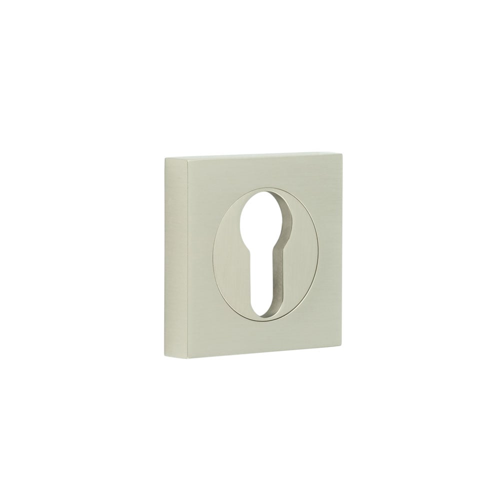Burlington Euro Profile Escutcheons Square Plain Rose by Burlington By Frelan