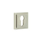 Burlington Euro Profile Escutcheons Square Stepped Rose by Burlington By Frelan