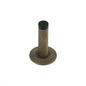 Burlington Knurled Wall Mounted Door Stops Chamfered Rose by Burlington By Frelan