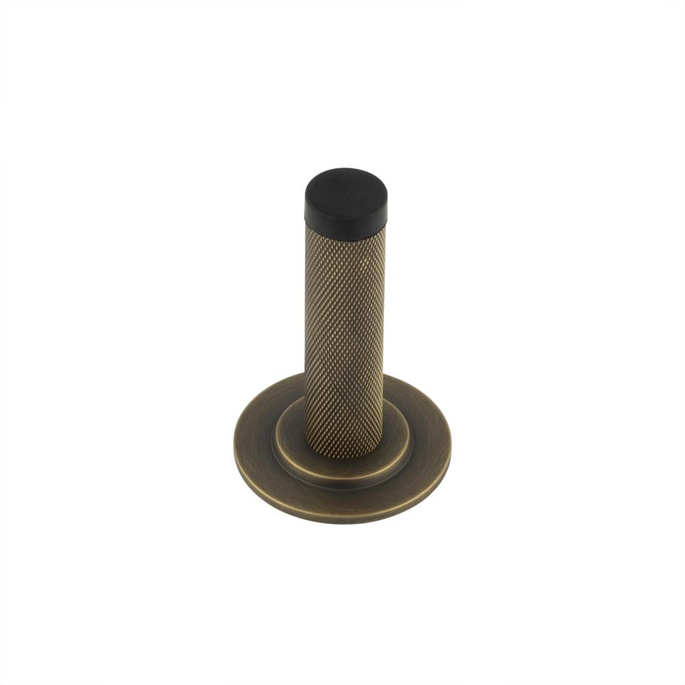 Burlington Knurled Wall Mounted Door Stops Stepped Rose by Burlington By Frelan