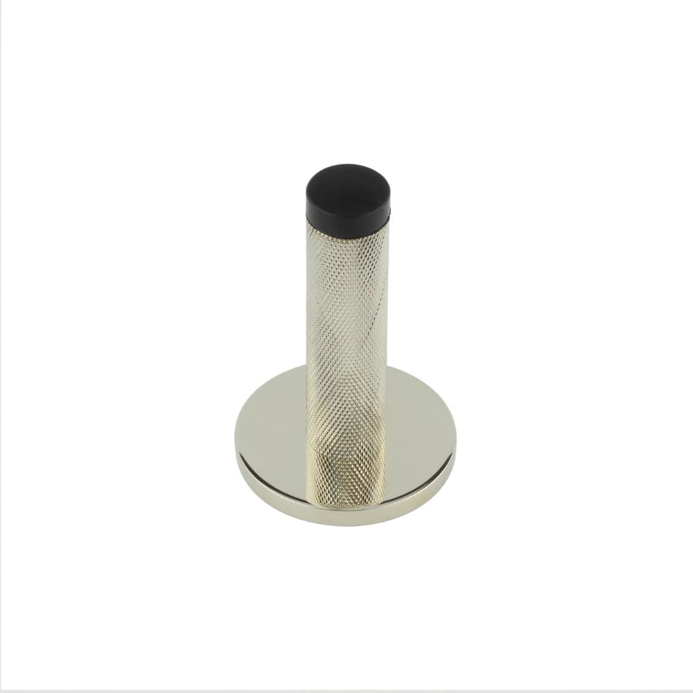 Burlington Knurled Wall Mounted Door Stops Plain Rose by Burlington By Frelan