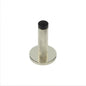 Burlington Knurled Wall Mounted Door Stops Plain Rose by Burlington By Frelan