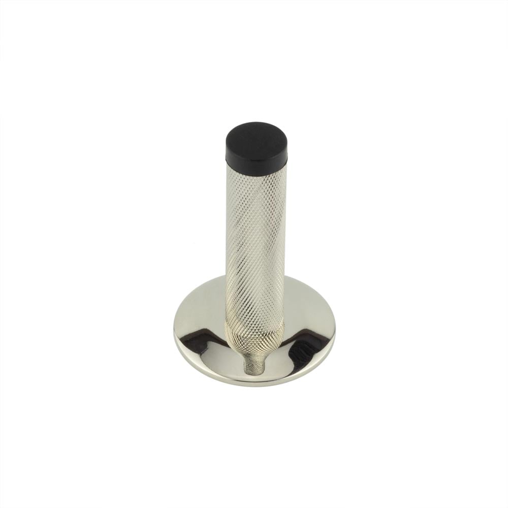 Burlington Knurled Wall Mounted Door Stops Chamfered Rose by Burlington By Frelan