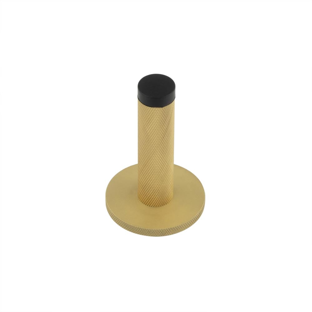 Burlington Knurled Wall Mounted Door Stops Knurled Rose by Burlington By Frelan