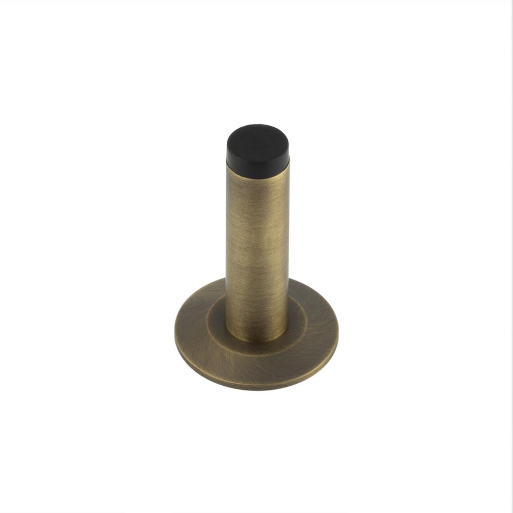 Burlington Plain Wall Mounted Door Stops Chamfered Rose by Burlington By Frelan