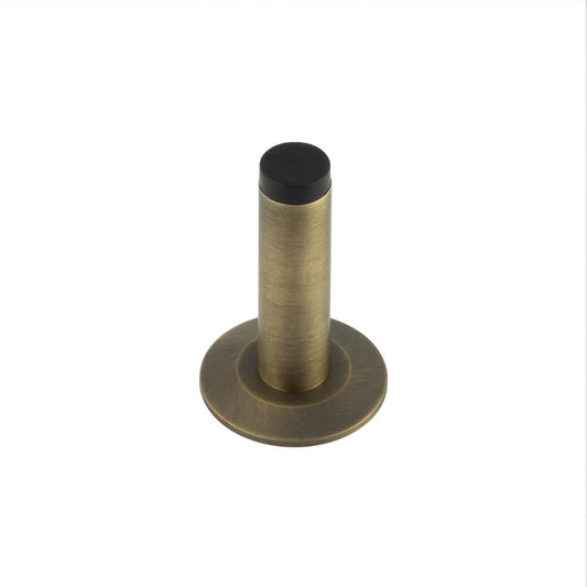 Burlington Plain Wall Mounted Door Stops Chamfered Rose by Burlington By Frelan