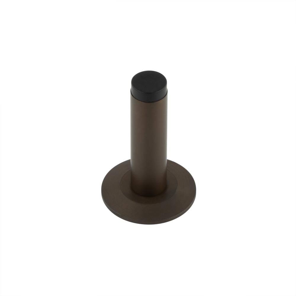 Burlington Plain Wall Mounted Door Stops Chamfered Rose by Burlington By Frelan