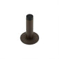 Burlington Plain Wall Mounted Door Stops Chamfered Rose by Burlington By Frelan