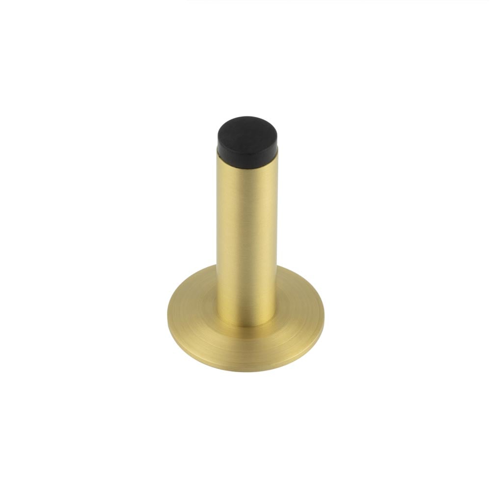 Burlington Plain Wall Mounted Door Stops Chamfered Rose by Burlington By Frelan