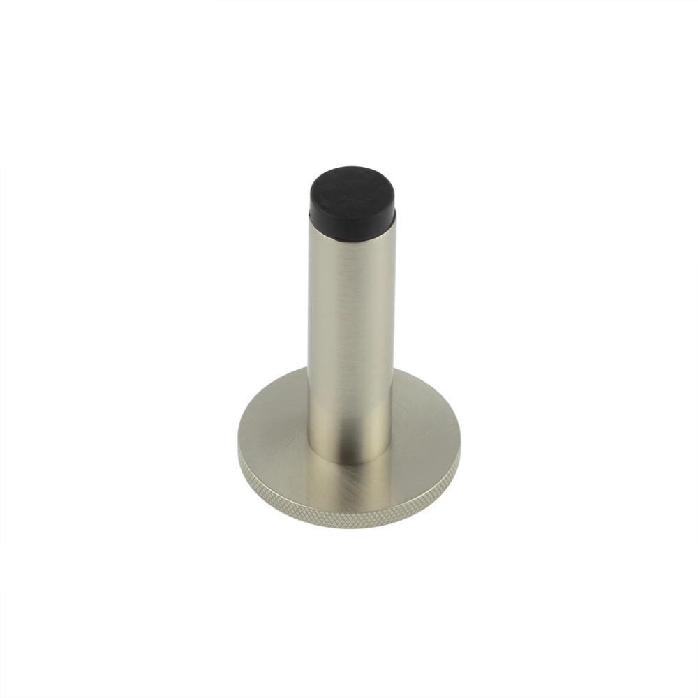 Burlington Plain Wall Mounted Door Stops Knurled Rose by Burlington By Frelan