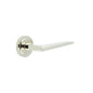 Burlington Mayfair Door Handles On Stepped Rose by Burlington By Frelan