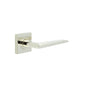 Burlington Mayfair Door Handles On Square Plain Rose by Burlington By Frelan