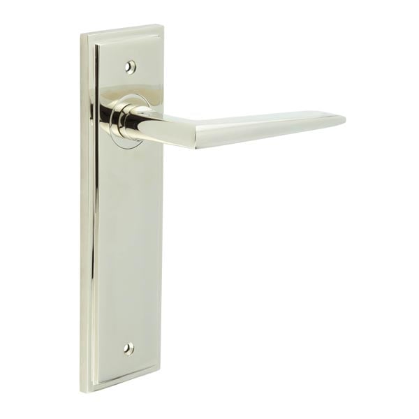Burlington Mayfair Door Handle Latch Backplate by Burlington By Frelan