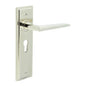 Burlington Mayfair Door Handle Euro Backplate by Burlington By Frelan