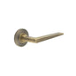 Burlington Mayfair Door Handles On Chamfered Rose by Burlington By Frelan