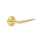 Burlington Mayfair Door Handles On Chamfered Rose by Burlington By Frelan
