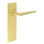 Burlington Mayfair Door Handle Latch Backplate by Burlington By Frelan