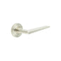 Burlington Mayfair Door Handles On Chamfered Rose by Burlington By Frelan