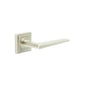 Burlington Mayfair Door Handles On Square Stepped Rose by Burlington By Frelan