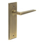 Burlington Mayfair Door Handle Latch Backplate by Burlington By Frelan