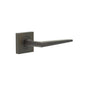 Burlington Mayfair Door Handles On Square Plain Rose by Burlington By Frelan