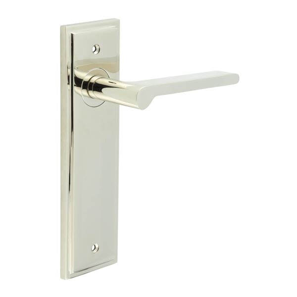 Burlington Fitzrovia Door Handle Latch Backplate by Burlington By Frelan