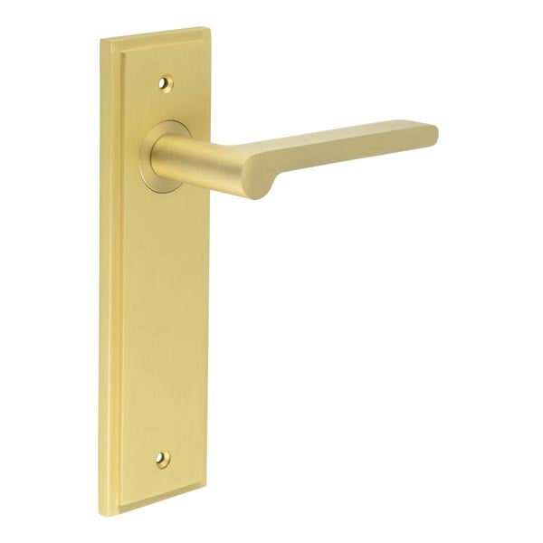 Burlington Fitzrovia Door Handle Latch Backplate by Burlington By Frelan