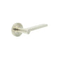 Burlington Fitzrovia Door Handles On Plain Rose by Burlington By Frelan