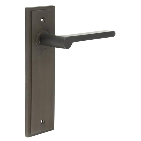 Burlington Fitzrovia Door Handle Latch Backplate by Burlington By Frelan