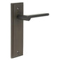 Burlington Fitzrovia Door Handle Latch Backplate by Burlington By Frelan