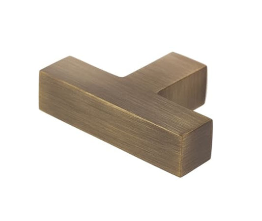 Burlington Trafalgar T Bar Square Cabinet Knobs by Burlington By Frelan