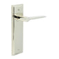 Burlington Knightbridge Door Handle Latch Backplate by Burlington By Frelan