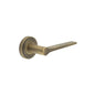 Burlington Knightsbridge Door Handles On Stepped Rose by Burlington By Frelan