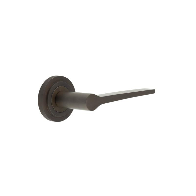 Burlington Knightsbridge Door Handles On Stepped Rose by Burlington By Frelan