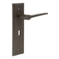 Burlington Knightbridge Door Handle Lock Backplate by Burlington By Frelan