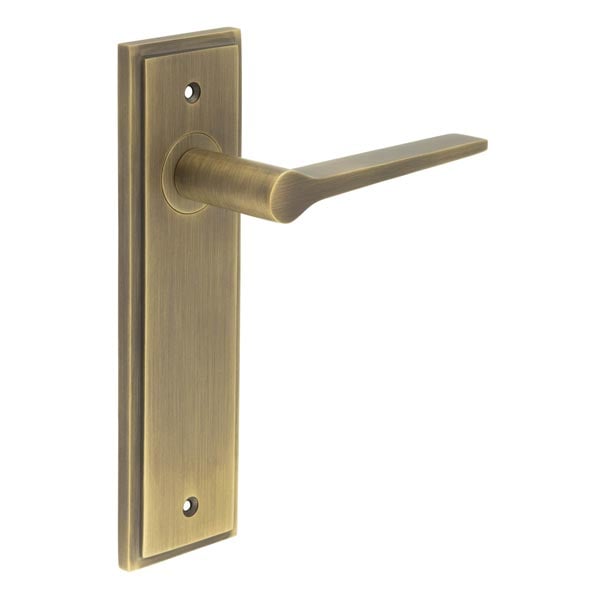 Burlington Knightbridge Door Handles Latch Backplate by Burlington By Frelan