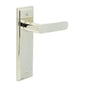 Burlington Kensington Door Handles Latch Backplate by Burlington By Frelan