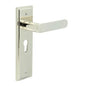Burlington Kensington Door Handle Euro Backplate by Burlington By Frelan