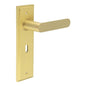 Burlington Kensington Door Handles Lock Backplate by Burlington By Frelan