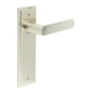 Burlington Kensington Door Handle Latch Backplate by Burlington By Frelan