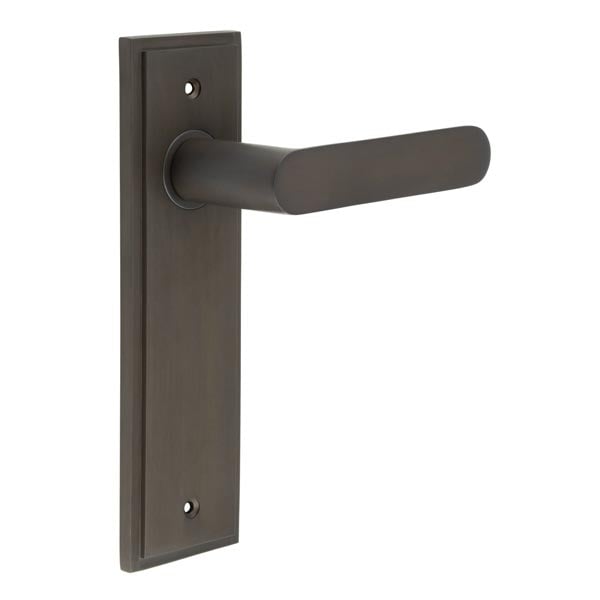 Burlington Kensington Door Handles Latch Backplate by Burlington By Frelan