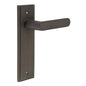 Burlington Kensington Door Handles Latch Backplate by Burlington By Frelan