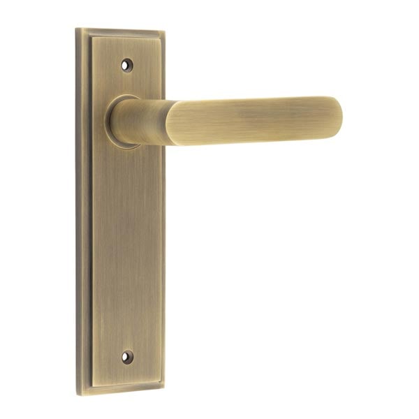 Burlington Kensington Door Handles Latch Backplate by Burlington By Frelan