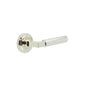 Burlington Westminster Door Handles On Stepped Rose by Burlington By Frelan