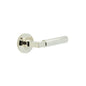 Burlington Westminster Door Handles On Knurled Rose by Burlington By Frelan