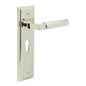 Burlington Westminster Door Handle Euro Backplate by Burlington By Frelan