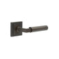 Burlington Westminster Door Handles On Square Stepped Rose by Burlington By Frelan