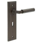 Burlington Westminster Door Handle Lock Backplate by Burlington By Frelan