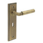 Burlington Westminster Door Handle Lock Backplate by Burlington By Frelan