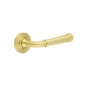 Burlington Highgate Door Handles On Plain Rose by Burlington By Frelan